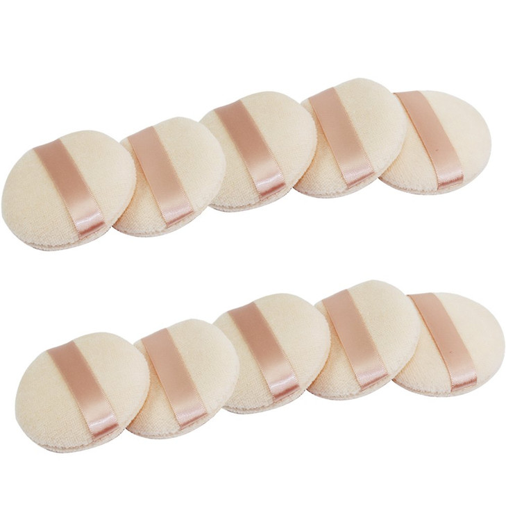 Joly Powder Puff for Makeup Face Powder 10 Pieces