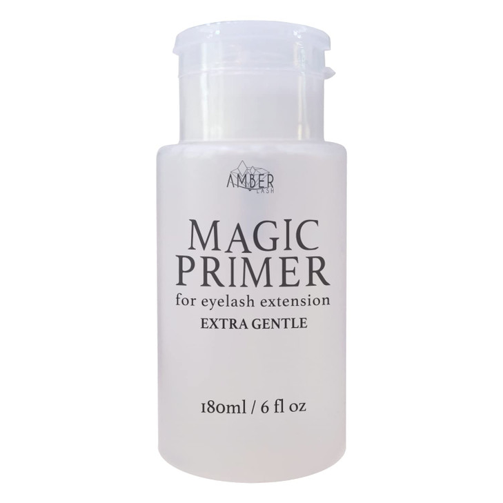 Amber Lash Magic Primer 60 floz180ml Super Gentle Eyelash Extension Primer to Increases Adhesive Strength and Bonding Re