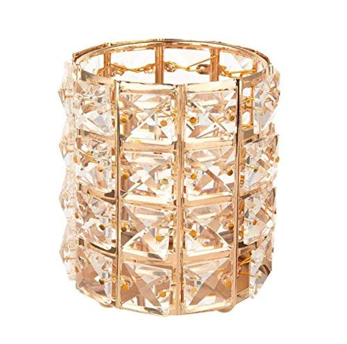 KDDOM Crystal Makeup Brush Holder Organizer Eyebrow Comb Brushes Pen Pencil Cup Container Cosmetic Storage OrganizerHand