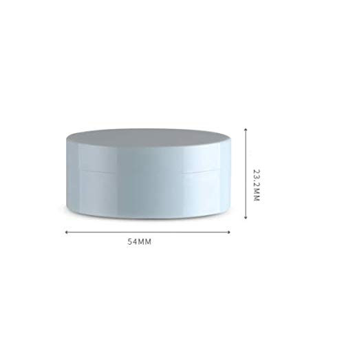 DNHCLL 3PCS 5ml Highgrade Empty powder boxTravel Portable Plastic Empty Powder Case Makeup Loose Powder Puff Box Contain
