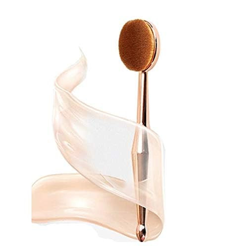 DNHCLL Oval Makeup Brush Set Upgraded Fast Flawless Application Toothbrush Foundation Concealer Blusher Liquid Cream Pow