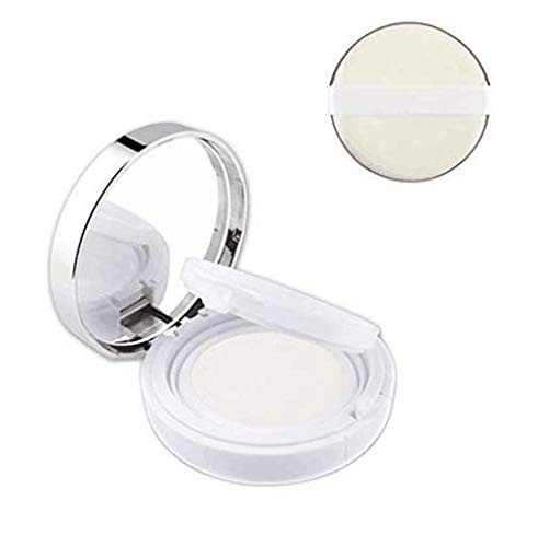 DNHCLL White Empty Luxurious Portable Air Cushion Puff Box BB Cream Container Dressing Case Powder Box with Air Cushion