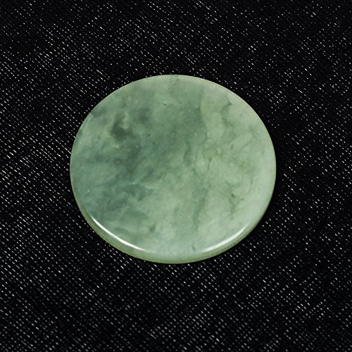 AKOAK 2 Inch Round Eyelash Extension Wide Jade Stone Glue PalletFake Eye lash Makeup Tool