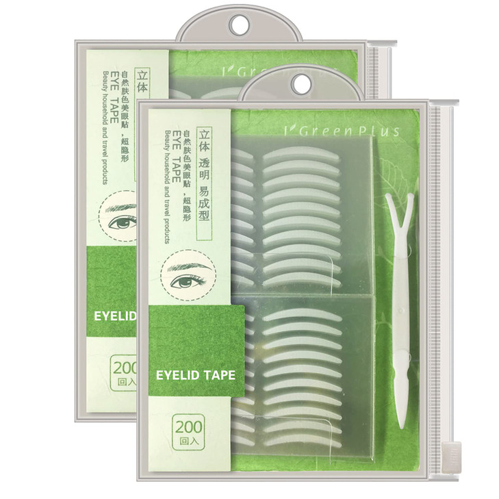 800Pcs Natural Invisible Single Side Eyelid Tape Stickers Medicaluse Fiber Eyelid Lift Strip Instant Eye Lift Without Su