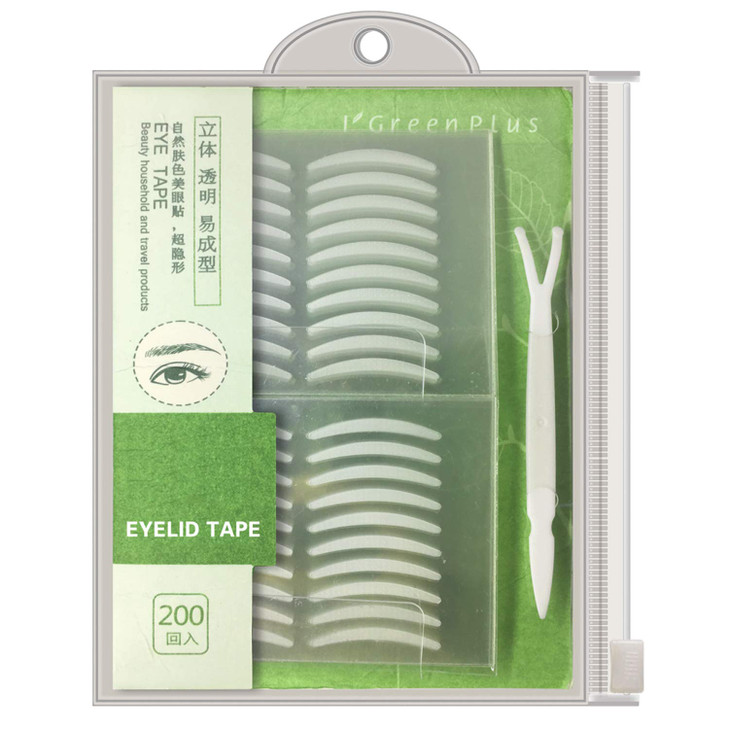400Pcs Natural invisible Single Side Eyelid Tape Stickers Medicaluse Fiber Eyelid Lift Strip Instant Eye Lift Without Su