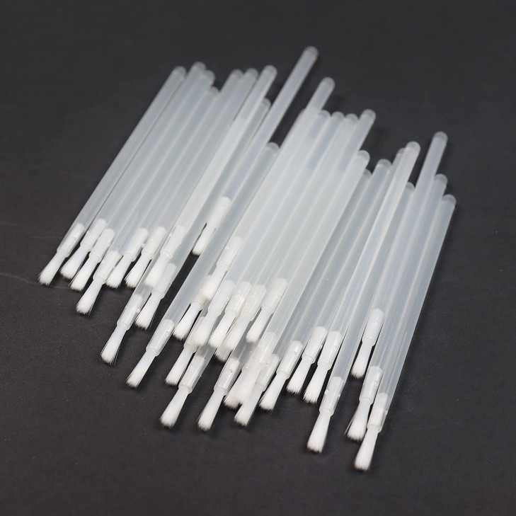 100 Pcs Disposable Makeup Lip Brushes Lipstick gloss brush Lip Gloss Applicators with Soft Brush Head Cosmetic Lip Brush