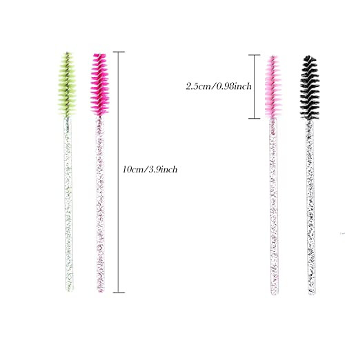 300Pcs Disposable Eyelash Mascara Brushes for Eye Lashes Extension Eyebrow and Makeup for Eye Lash Extension Eyebrow and
