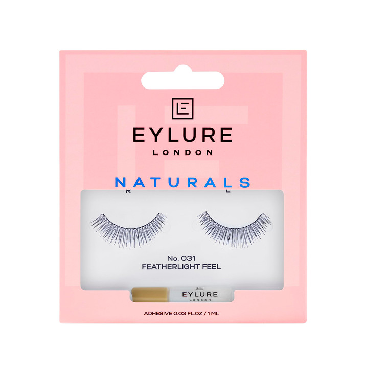Eylure Naturals No 031 Reusable Eyelashes Adhesive Included 1 Pair