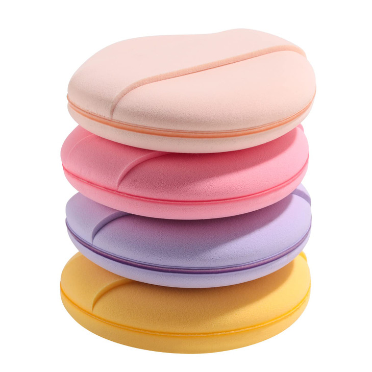 Foundation Sponge BSMALL Blender Sponge for Liquid Cream and Powder Multicolored Makeup Sponges Pack of 4
