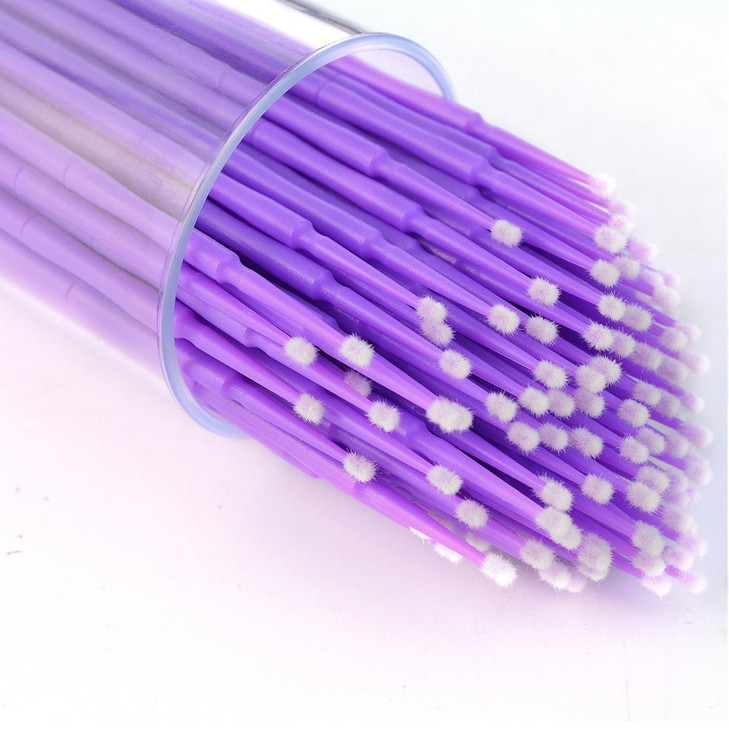 400 PCS Micro Applicator Brushes Dental Brush Yookat Disposable Micro Applicator Brushes for Eyelash Extensions and Oral