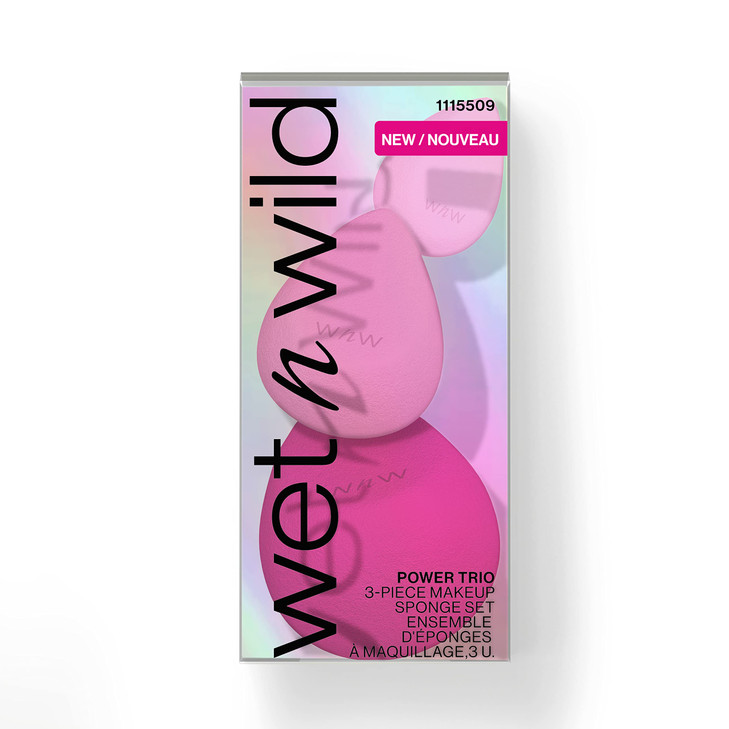 wet n wild Power Trio 3Piece Beauty Blender Makeup Sponge Set