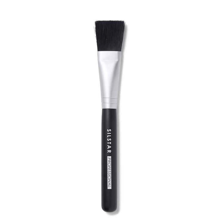 SILSTAR PROFESSIONAL SQUARE FOUNDATIONMASK BRUSH HANDLE MADE IN KOREA 007