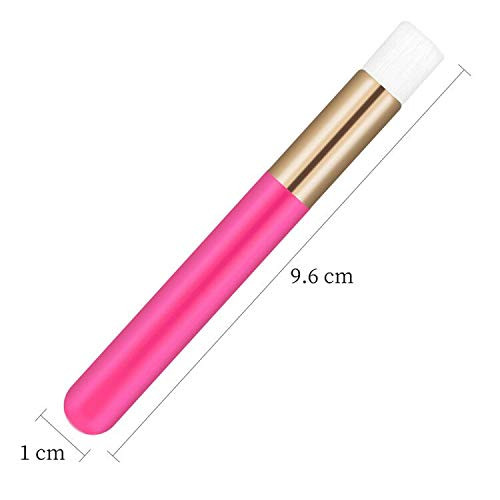 20 Pcs Hot Pink Lash Shampoo Brush Eyelash Extensions Supplies Cosmetic Brushes Peel Off Blackhead Brush Remover Tool La