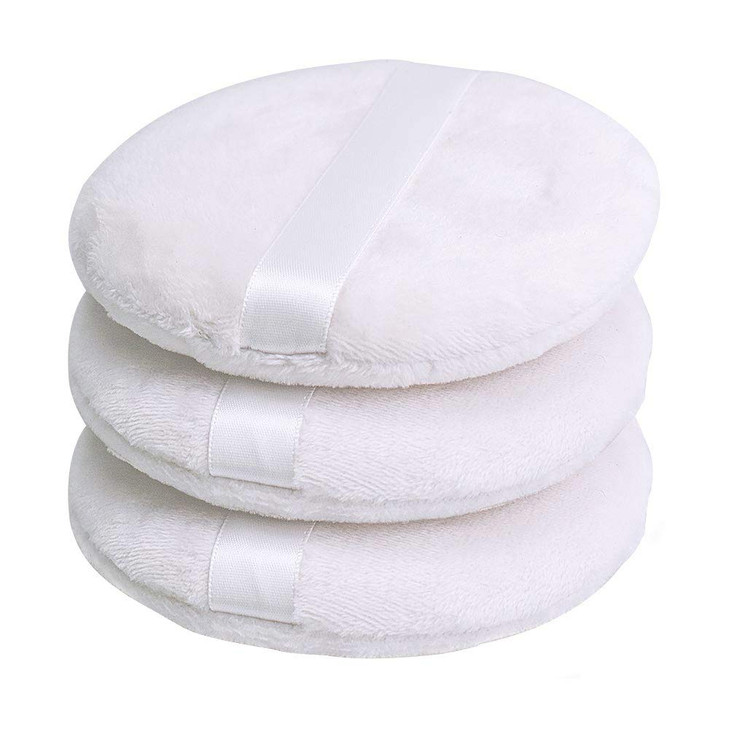 Topwon 4 Inch Powder Puff Washable Large Body Powder Puff for Face CleaningMakeup Powder Foundation Blending Soft Furry