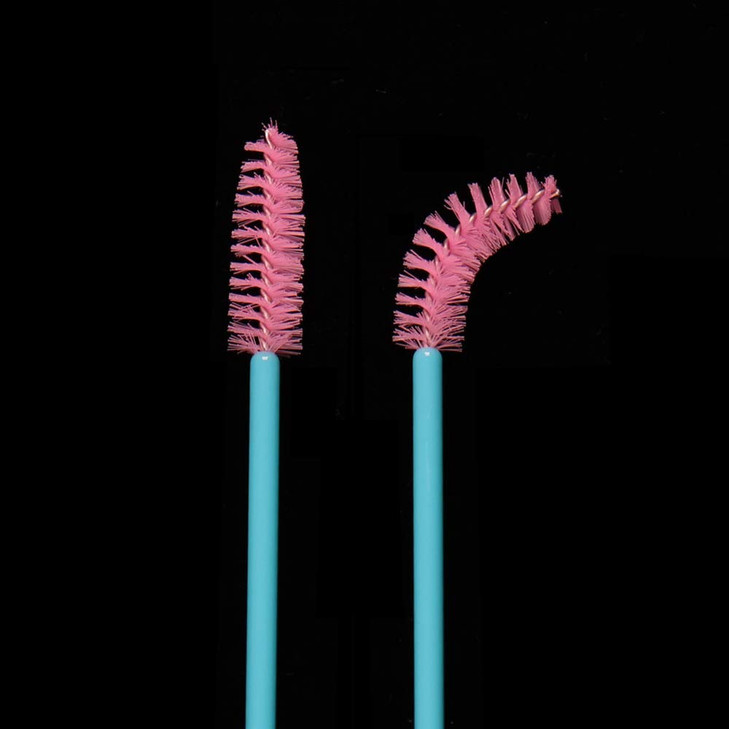 300 Pack Disposable Mascara Wands Eye Lash Brushes Eyelash Extension Tool Makeup Brush Kit BluePink