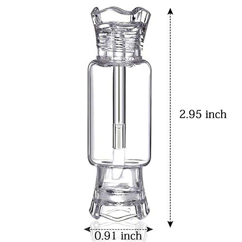 KINMAD 24 Pcs 8ml Portable Lip Gloss Tubes Container Empty Candy Shape Lip Balm Containers Refillable Cosmetic Tubes for