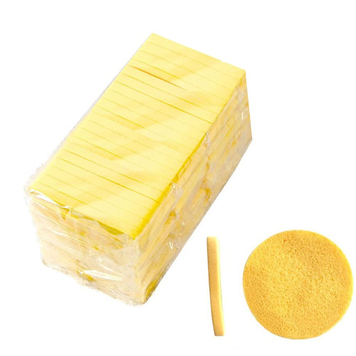 Facial Sponge Compressed120 Count PVA Professional Makeup Removal Round Face Wash Sponges Spa Pads Exfoliating Cleansing