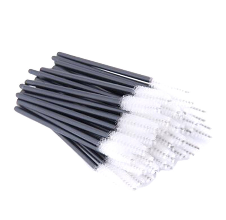 Xiaoyu 100PCS Disposable Mascara Wands Eyelash Applicator Eyebrow Brush White