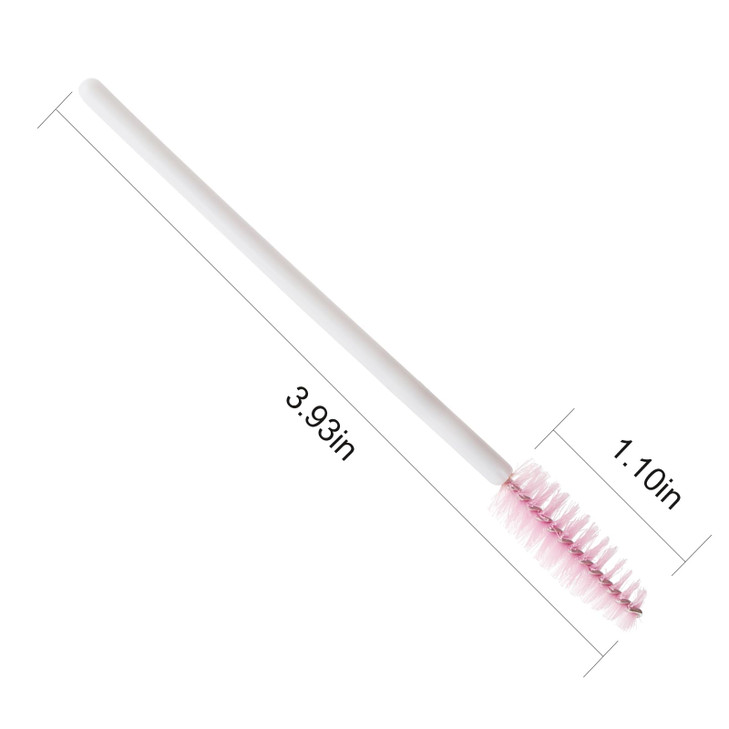 300 Pack Eyelash Mascara Wands Disposable Lash Brushes for Extensions Makeup Brush Applicators Tool Kit WhiteBlack