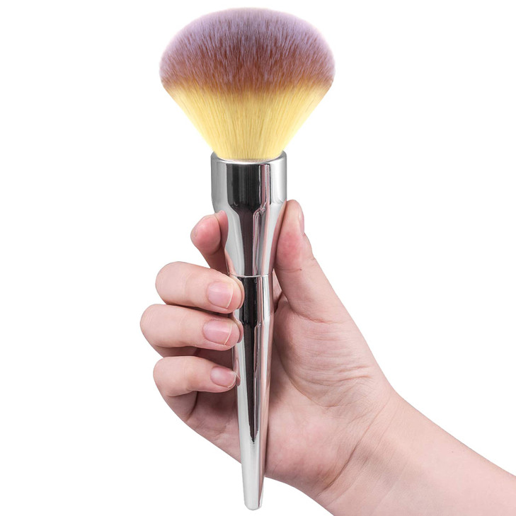 Foundation BrushDaubigny Large Powder Brush Flat Arched Premium Durable Kabuki Makeup Brush Perfect For Blending LiquidC
