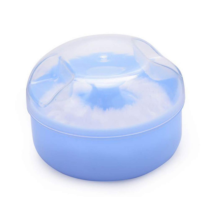 SUPVOX Afterbath body powder box empty powder case powder puff container holder for home and travel cosmetic container B