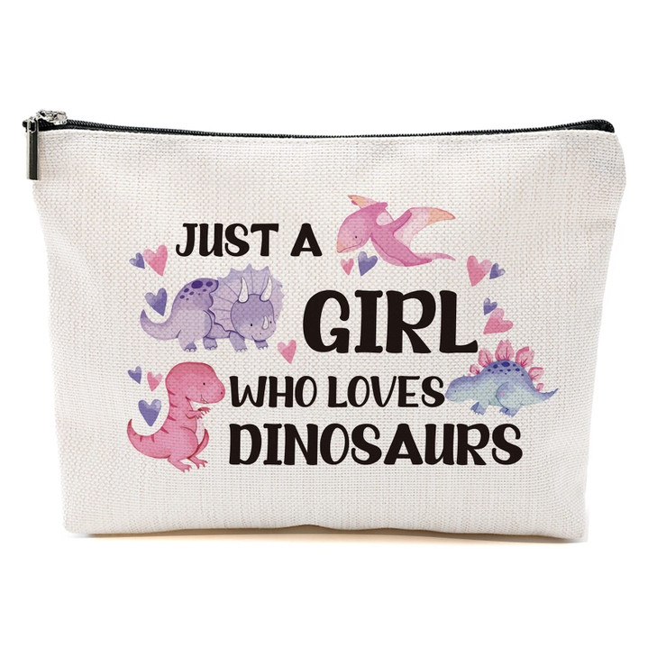 Dinosaur Makeup Bag Dinosaur Gifts for Girls Women Gifts for Adults Dinosaur Stuff Merch Animal Lover Funny Birthday Chr