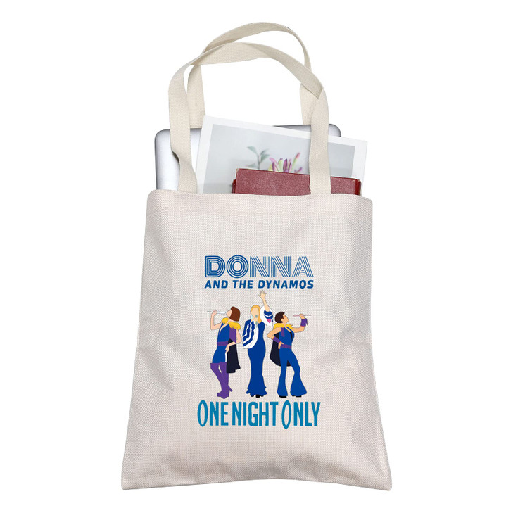 TOBGBE Donna and The Dynamos Makeup Bag Music Inspired Power Gift for Drama Fans and Music Lovers