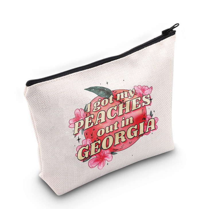 TOBGBE Song Lyrics Gift Music Lover Gift Peaches Song Gift Singer Fans Gift Song Lyrics Makeup Bag My Pea