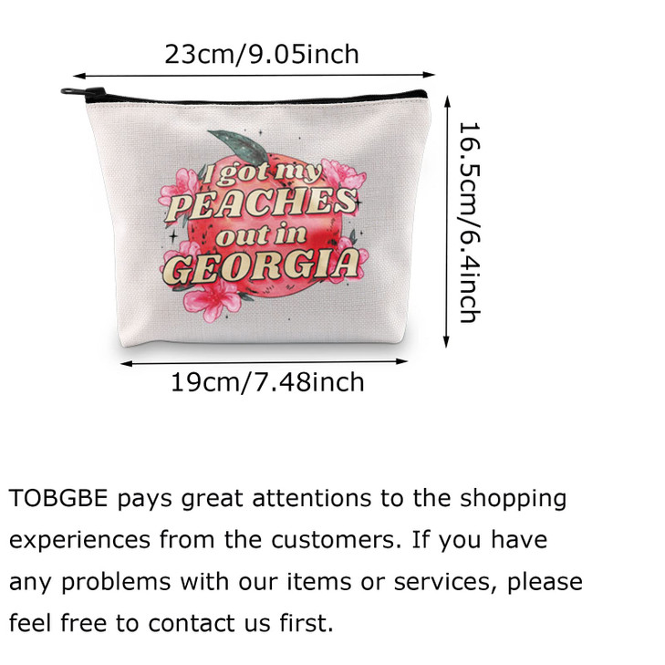 TOBGBE Song Lyrics Gift Music Lover Gift Peaches Song Gift Singer Fans Gift Song Lyrics Makeup Bag My Pea