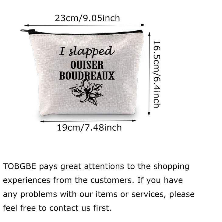 TOBGBE Magnolias TV Show Inspired Makeup Bag Friendship Gift for Women Strong Women Gift Inspirational Cosmetic Bag ouis