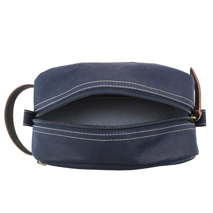 Timberland Mens Toiletry Bag Canvas Travel Kit Organizer Navy One Size