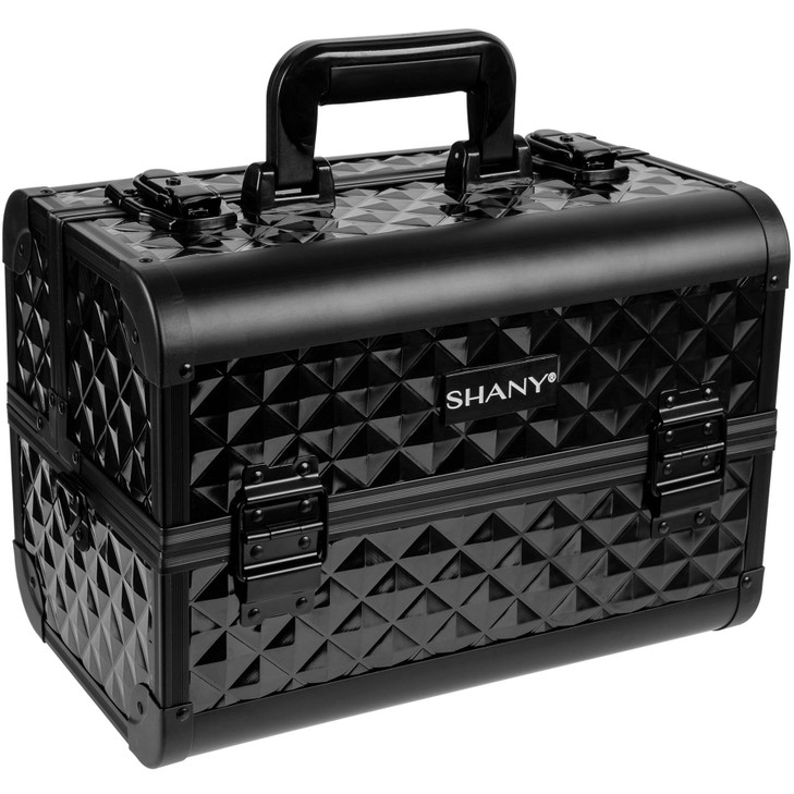 SHANY Premier Fantasy Professional Makeup Train Case Cosmetic Box Portable Make up Case Organizer Jewelry storage with L