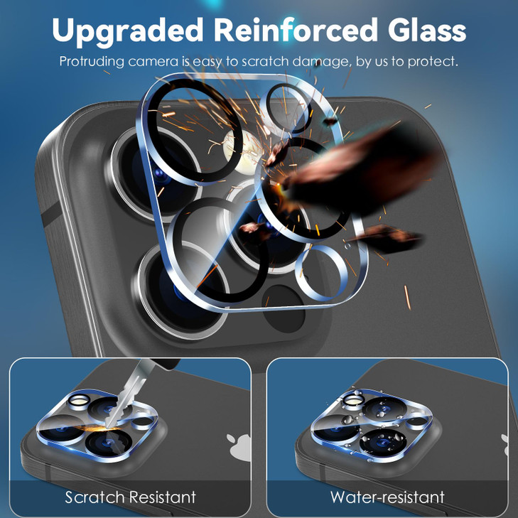 CloudValley [3 Packs] for iPhone 16 Pro /iPhone 16 Pro Max Camera Protection, Military Standard Scratch-Resistant Protective Film, 9H Hardness, Ultra online at globaldelivered