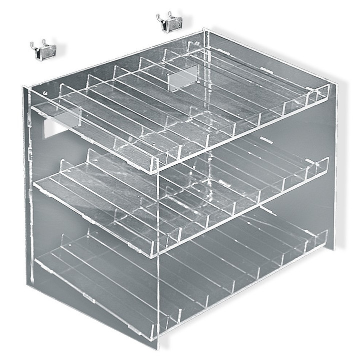 Azar Displays 222988 3Tiered 21 Compartment Cosmetic Tray