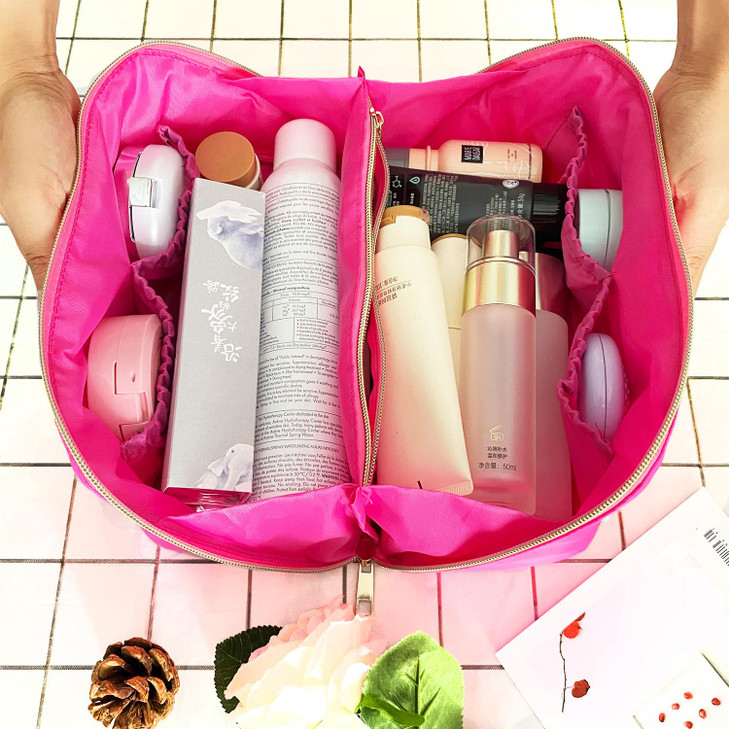 STOMKIRE Preppy Bag Stoney Clover Makeup Bag Nylon Cosmetic Bag Stuff Makeup Bag Chenille Letter Pouch Stuff Pouch Rose