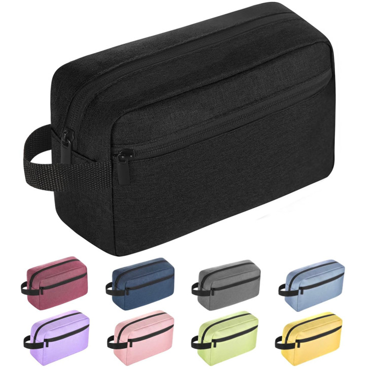 Icramsy Travel Toiletry bag Toiletry bag for women men Hanging Cosmetic bag Travel accessories for Women Men Black