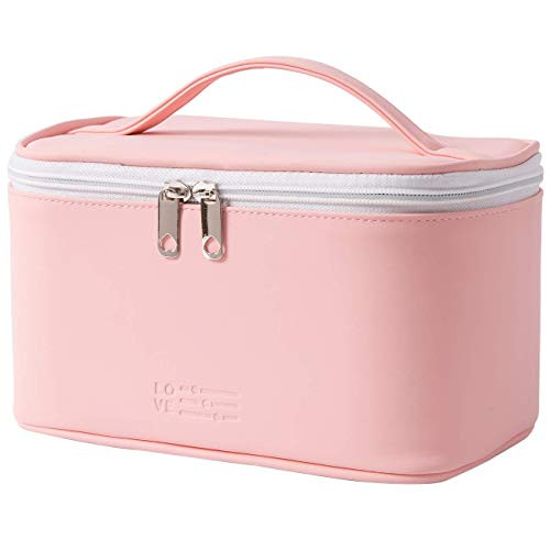 Meiyuuo Makeup Bag Large Cosmetic Bags for Women Girls Cute Travel Zipper Pouch Toiletry Organizer for Beauty Essentials