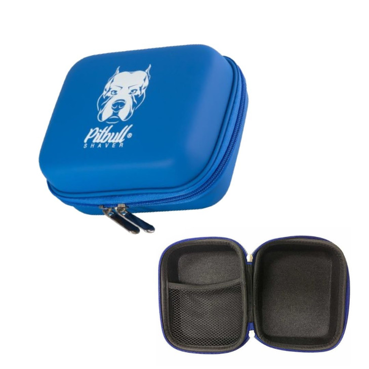 Skull Shaver Pitbull Travel Case Protects Pitbull Series Electric Shavers Accessories Blue Without Flex Cushion Blue L W