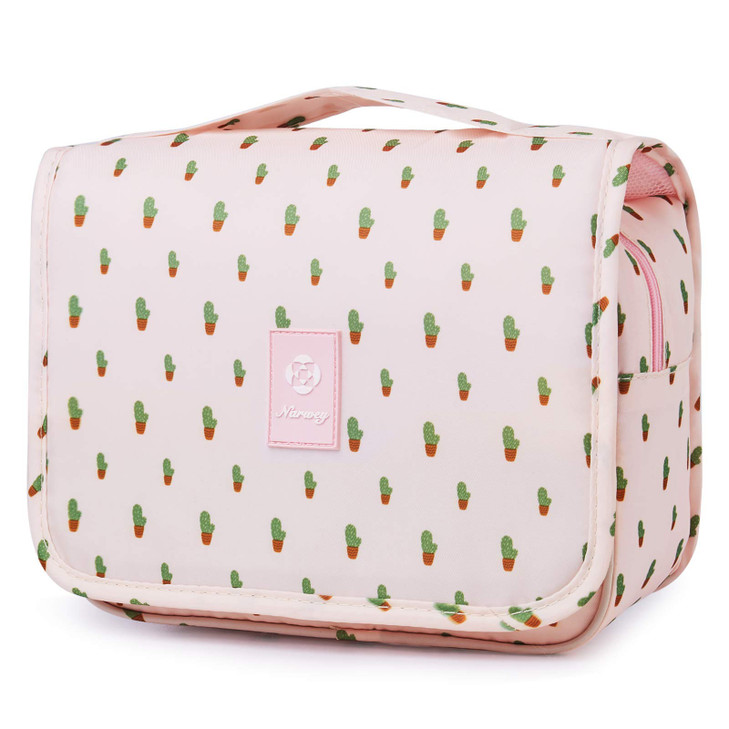 Narwey Small Hanging Travel Toiletry Bag for Kids Girls Women Travel Bag for Toiletries Makeup Bag Organizer Make Up Bag