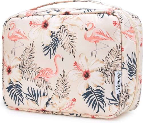 Narwey Small Hanging Travel Toiletry Bag for Women Travel Bag for Toiletries Makeup Bag Organizer Cosmetic Bags Make Up