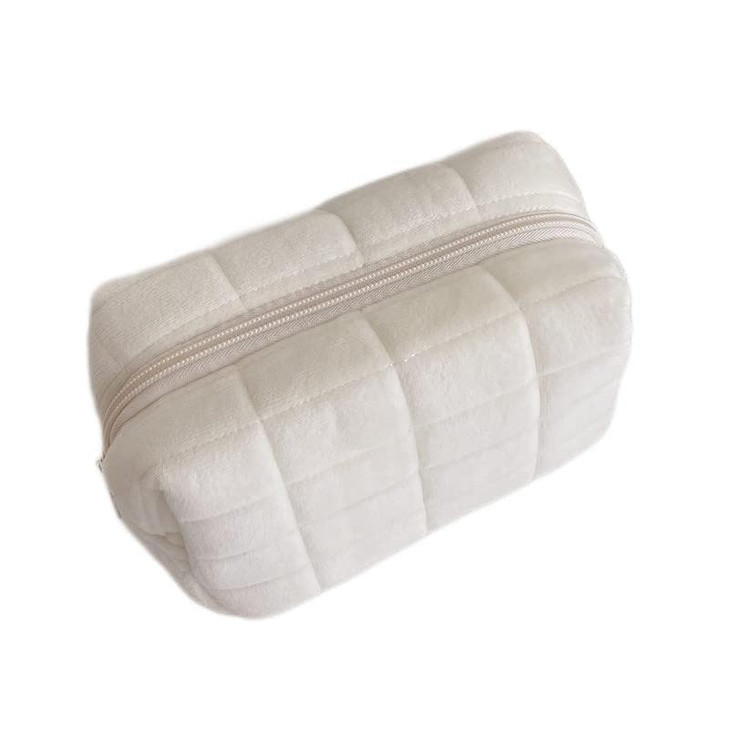 Small Cosmetic Bag Cute Makeup Bag Y2k Accessories Aesthetic Make Up Bag Y2k Purse Cosmetic Bag for Purse white