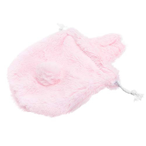Lurrose Bunny Drawstring Bag Bunny Makeup Bag Cute Drawstring Pouch Girls Rabbit Pouch for Women Girls Pink