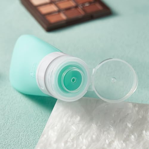 INSFIT Travel Bottles for Toiletries TSA Approved 2oz Leak Proof Silicone Squeezable Containers BPA Free Refillable Vaca