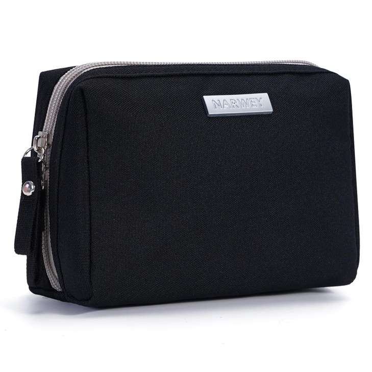 Narwey Small Makeup Bag for Purse Mini Cosmetic Bag Travel Makeup Pouch Zipper Pouch Cute Make up Bags with Compartments