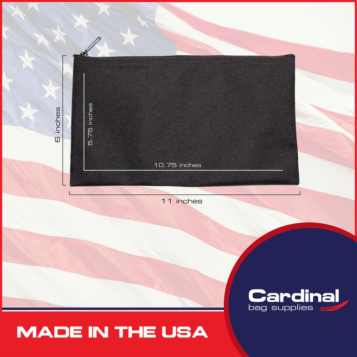 Cardinal bag supplies Multipack of 2 Compact Zipper Cloth Pouches Zipper Bag Travel Toiletry Cosmetics Stationary Case 1
