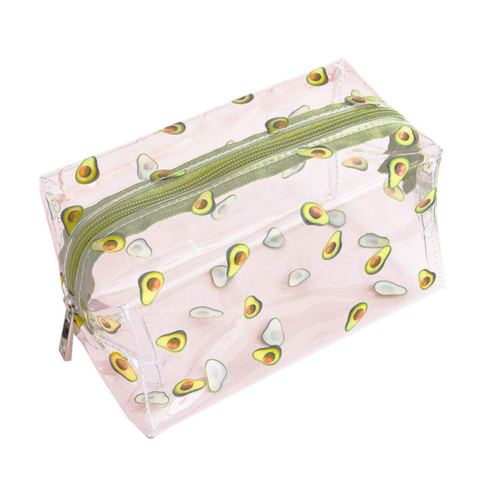 Cute Crystal Clear Cosmetic Bags Travel Toiletry Clear Makeup Bags Portable Makeup Brushes Kit Storage Bag Waterproof Ca