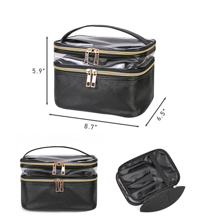 imerelez Travel Makeup Bag Makeup Organizer Bag Cosmetic Bag Makeup Bags for Women Cosmetics Cases Portable Waterproof F