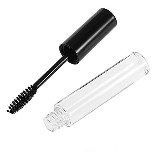 Sinen 3pcs 10ml Empty Mascara Tube Wand Eyelash Cream Container Bottle with 3 Rubber Inserts 3 Funnels 3 Transfer Pipett