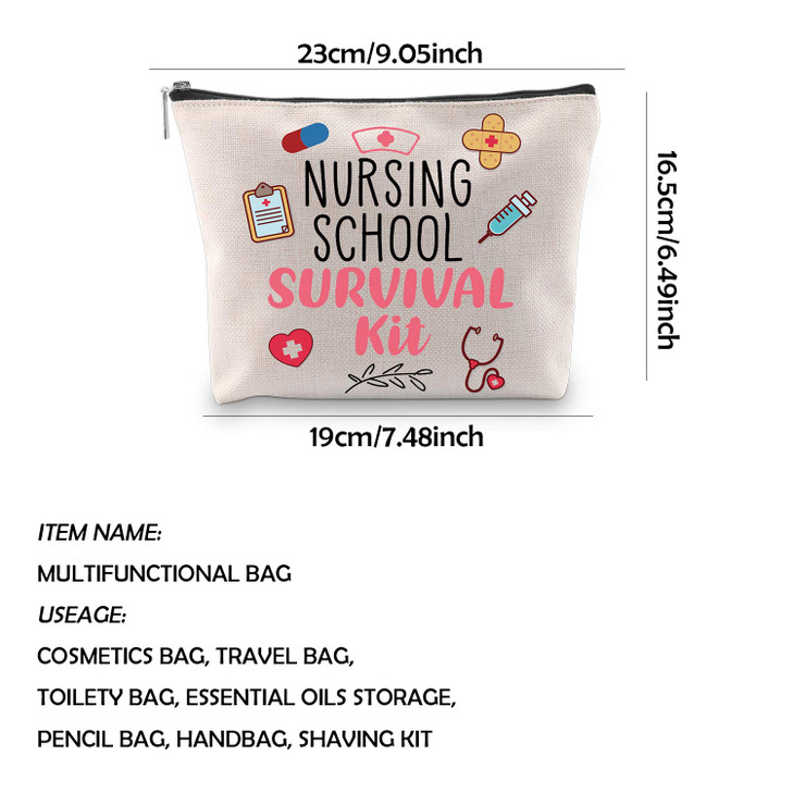 WCGXKO Nurse Gift Nurse Cosmetics Gift Nursing School Survival kit Gift for RN CNA LPV BSN LVP NURSING SCHOOL