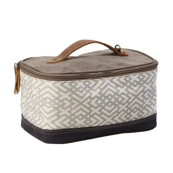 Myra Bag X Design Upcycled Canvas Shaving Kit Bag S1195